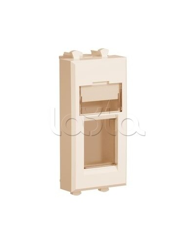 Адаптер для Keystone Ванильная дымка Avanti, 1 мод DKC 4405201 в Нижнем Новгороде Аксессуары для стоек и шкафов Pintop.ru