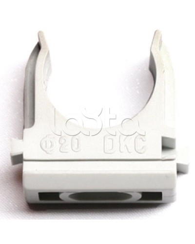 Держатель с защелкой, д.20мм, в упаковках по 10шт. DKC 51020R10 в Нижнем Новгороде Держатели, клипсы, скобы Pintop.ru