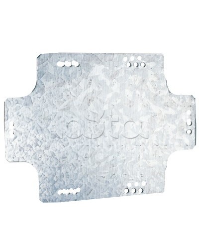 Монтажная пластина из оцинк. стали 206х164х1,5мм, для коробок 240х190мм DKC 59607 в Нижнем Новгороде Крепежные изделия Pintop.ru