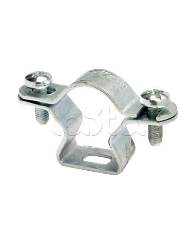 Стальной хомут 25-3/4 мм, оцинкованная сталь DKC 6040-25 в Нижнем Новгороде Крепеж Pintop.ru