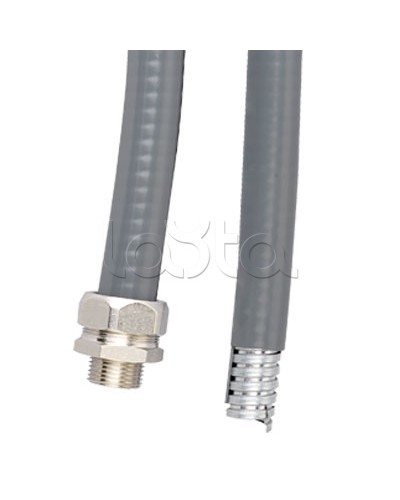 Металлорукав DN 26мм в ПВХ изоляции в оплетке из оцинкованной стали Dнар 31,5, 25 м DKC (6071T-032) в Нижнем Новгороде Металлорукав Pintop.ru