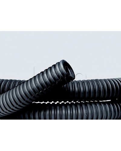 Труба ПНД гибкая гофр. д.40мм, лёгкая без протяжки, 20м, цвет чёрный DKC 70740 в Нижнем Новгороде Труба гофрированная Pintop.ru