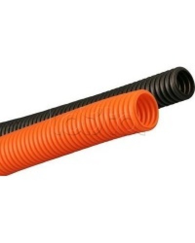 Труба гофрированная ПНД 25 мм лёгкая без протяжки цвет оранжевый DKC 70925 в Нижнем Новгороде Труба гофрированная Pintop.ru