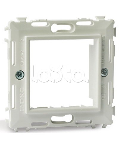 Каркас на 2 модуля (одноместный), слоновая кость DKC 75020SL в Нижнем Новгороде Аксессуары для кабель-канала Pintop.ru