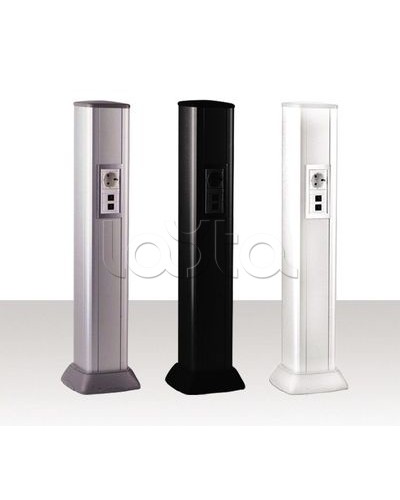 Колонна алюминевая 0,71 м, цвет черный DKC 09593 в Нижнем Новгороде Аксессуары для стоек и шкафов Pintop.ru