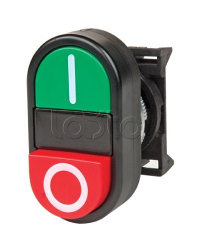 Кнопка двойная выпуклая с линзой для подсветки DKC ABFL в Нижнем Новгороде Кнопки выхода Pintop.ru