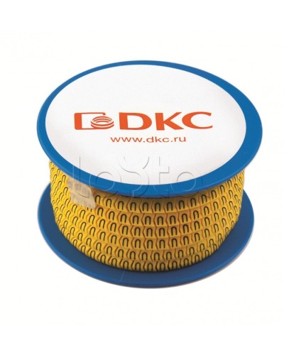 Колечки с черными цифрами 0 на желтом фоне, 4-8 мм DKC AZ DKC AZS400BY в Нижнем Новгороде Аксессуары для лотков Pintop.ru