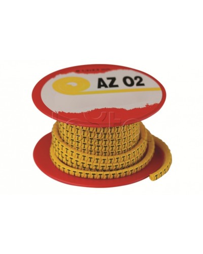 Колечко маркировочное 9, 4-8мм. черное на желтом DKC AZS409BY в Нижнем Новгороде Крепежные изделия Pintop.ru