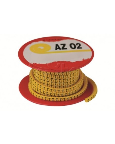 Колечко маркировочное R, 4-8мм. черное на желтом DKC AZS4RRBY в Нижнем Новгороде Крепежные изделия Pintop.ru