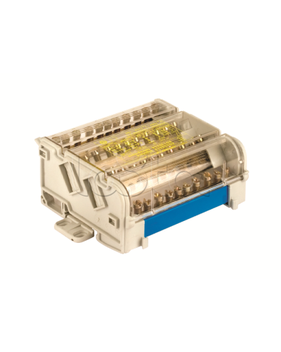 Блок распределительный на DIN рейку 2р 125А, 7х6мм 2х7,5мм 2x9мм DKC BD125112 в Нижнем Новгороде Аксессуары для лотков Pintop.ru