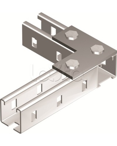Пластина соединительная L-обр., длина 90х90 мм, 3отв., горячеоцинкованная DKC BMD1021HDZ в Нижнем Новгороде Крепежные изделия Pintop.ru