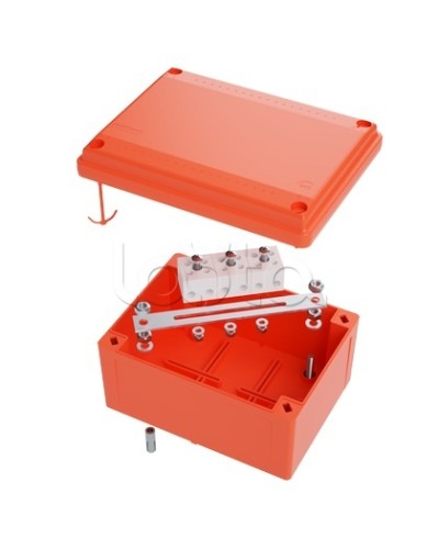 Коробка пластиковая FS с гладкими стенками и клеммниками DKC IP56 100х100х50мм FSB10404 в Нижнем Новгороде Распределительные коробки Pintop.ru