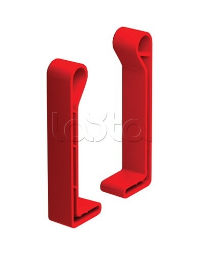 Комплект торцевых заглушек, правая + левая, H 80, полиэтилен RAL3020 DKC LS5000 в Нижнем Новгороде Аксессуары для лотков Pintop.ru