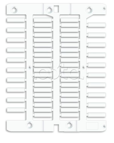 Маркировка для провода, жесткая, для трубочек. 4х23мм. Белая DKC NUT23 в Нижнем Новгороде Крепежные изделия Pintop.ru