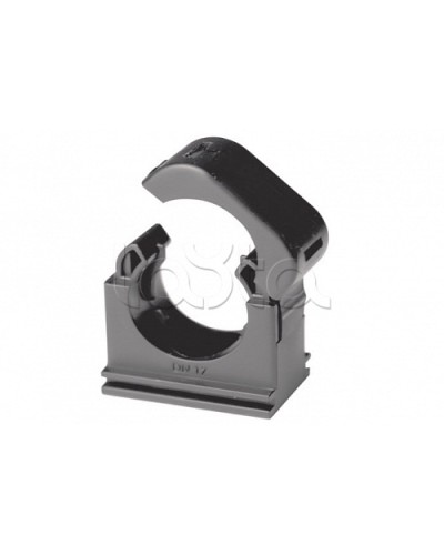 Держатель с крышкой DN 7 мм, полиамид, цвет чёрный DKC PASW07N в Нижнем Новгороде Крепежные изделия Pintop.ru