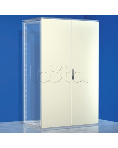 Дверь сплошная, двустворчатая, для шкафов DAE/CQE, 2200 x 1000 мм DKC R5CPE22101 в Нижнем Новгороде Аксессуары для стоек и шкафов Pintop.ru