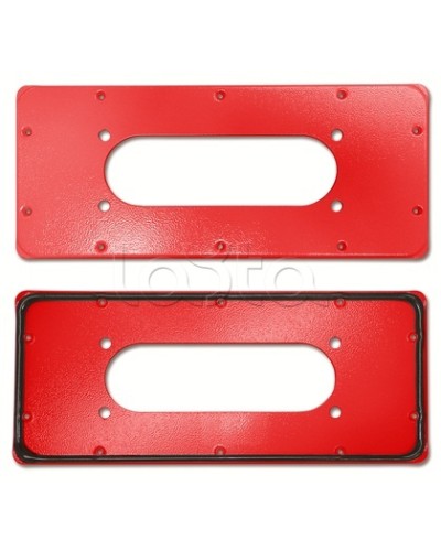 Фланец красный для ST с перф. Тип 3 DKC R5FPST01-RAL3000 в Нижнем Новгороде Аксессуары для стоек и шкафов Pintop.ru