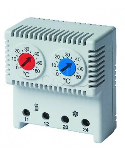 Термостат сдвоенный DKC (R5THRV13) в Нижнем Новгороде Аксессуары для стоек и шкафов Pintop.ru