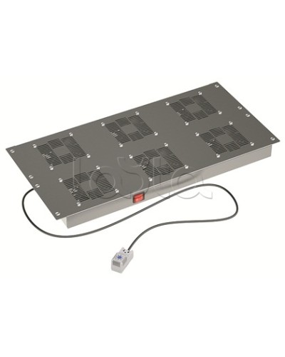 Потолочный вентиляторный модуль, с термостатом 6 вент. для крыши Ш= 600мм DKC R5VSIT6006FT в Нижнем Новгороде Вентиляторные модули Pintop.ru