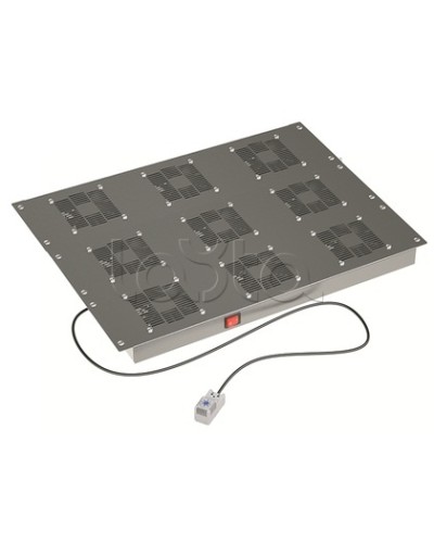 Потолочный вентиляторный модуль, с термостатом 9 вент. для крыши Ш=800мм DKC R5VSIT8009FT в Нижнем Новгороде Вентиляторные модули Pintop.ru