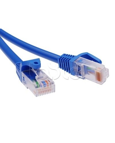 Патч-корд неэкранированный CAT6 U/UTP 4х2, LSZH, синий, 0.5м DKC RN6UU4505BL в Нижнем Новгороде Патчкорды (медные) Pintop.ru