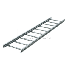 Лоток лестничный 80х400 мм, лонжерон 1,5 мм, L 3000 мм, горячий цинк DKC ULM384HDZ