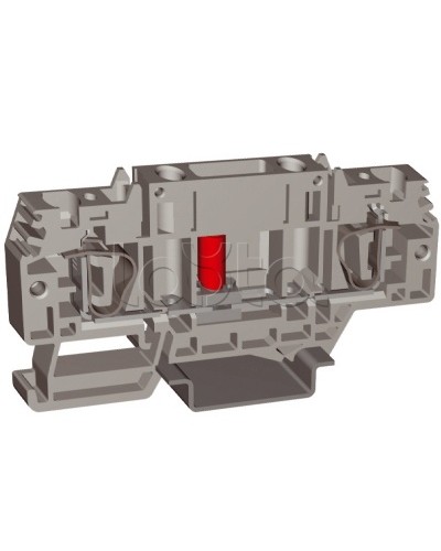 Зажим HSCB.4GR, тестовый с разъединителем, серый , 4 кв.мм DKC ZHB100GR в Нижнем Новгороде Держатели, клипсы, скобы Pintop.ru