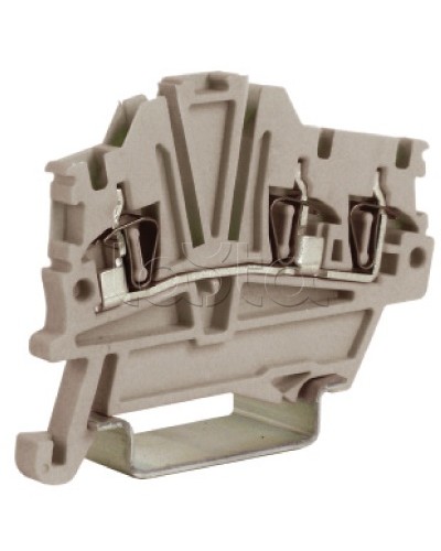 Зажим 1,5 кв.мм серый 1 ввод/2 вывода DKC ZHM410GR в Нижнем Новгороде Держатели, клипсы, скобы Pintop.ru