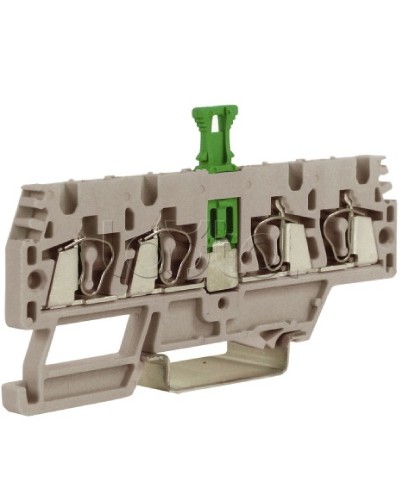 Зажим, 2 ввод/2 вывода, серый 2,5 кв.мм, с размыкателем DKC ZHMS10GR в Нижнем Новгороде Держатели, клипсы, скобы Pintop.ru