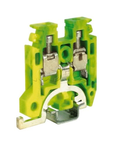 Зажим для заземления желт.зелен 2,5 кв.мм DKC ZTR110 в Нижнем Новгороде Крепежные изделия Pintop.ru