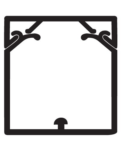 Кабель-канал 60x60 с крышкой с направляющими для установки разделителей TA-GN 60x60 мм DKC 01784 в Нижнем Новгороде Кабель-канал Pintop.ru