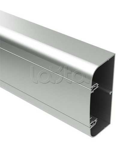 Кабель-канал алюминиевый 90х50 мм (с 1 крышкой), цвет серебристый металлик DKC (09599) в Нижнем Новгороде Кабель-канал Pintop.ru