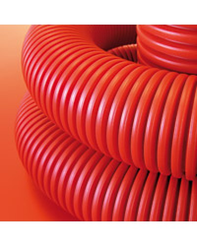 Труба гофрированная двустенная ПНД 160 мм для кабельной канализации с протяжкой DKC 121916 (50 м) в Нижнем Новгороде Труба гофрированная Pintop.ru