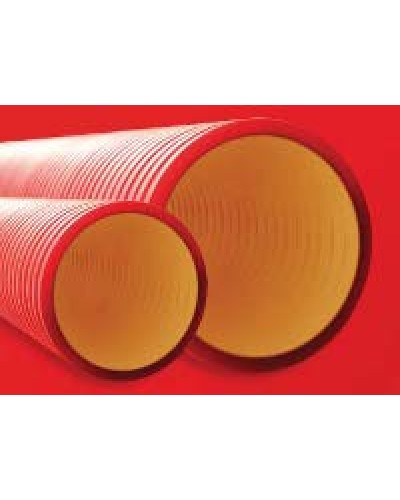 Труба гофрированная двустенная ПНД 110 мм для кабельной канализации без протяжки DKC 160911 (6 м) в Нижнем Новгороде Труба гофрированная Pintop.ru