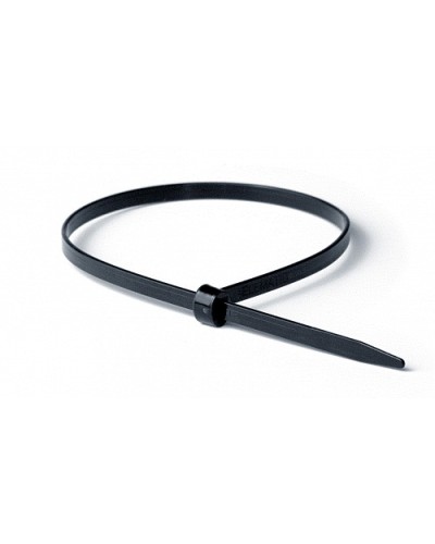 Хомут P6.6 с двойным замком, черный, 100x2,5 DKC 21303 в Нижнем Новгороде Стяжки-хомуты Pintop.ru