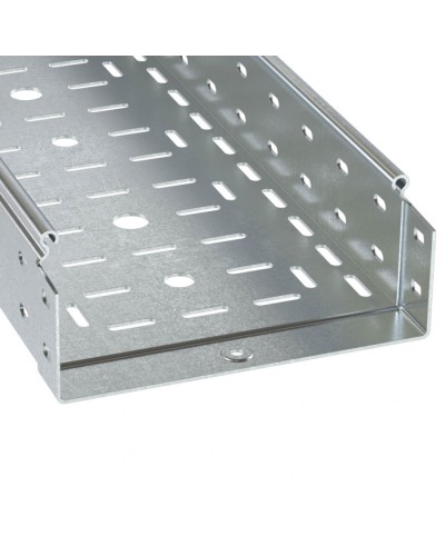 Лоток перфорированный 200х80 L3000 толщ.1,0 мм, горячеоцинкованный DKC (3530410HDZ) в Нижнем Новгороде Кабельные лотки Pintop.ru