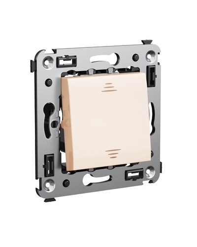 Инвертор одноклавишный в стену, Avanti, Ванильная дымка DKC 4405123 в Нижнем Новгороде Аксессуары для стоек и шкафов Pintop.ru