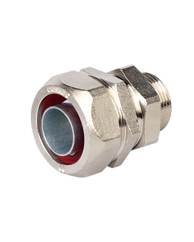 Муфта металлорукав-коробка DN 12,М16х1,5 наружная резьба DKC (6014-1216G) в Нижнем Новгороде Аксессуары для лотков Pintop.ru