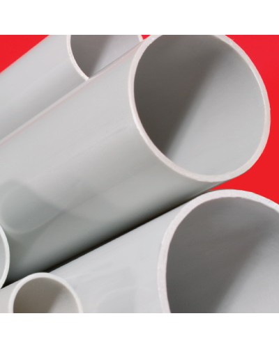 Труба ПВХ жёсткая атмосферостойкая д.25мм, лёгкая, 3м, цвет серый DKC 63925UF в Нижнем Новгороде Гладкая труба Pintop.ru