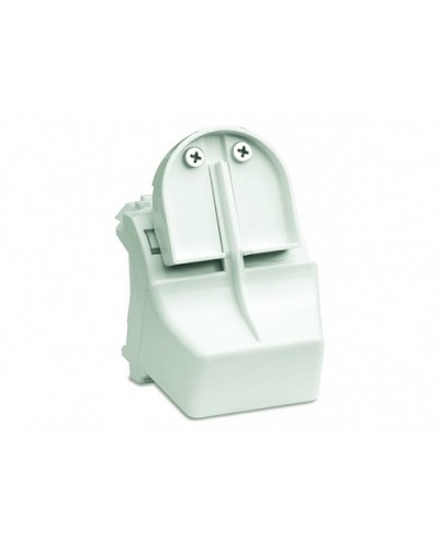 Адаптер для оптоволоконных разъемов 2хST, c системой пломбировки, белый, 2мод. DKC 76618B в Нижнем Новгороде Аксессуары для стоек и шкафов Pintop.ru