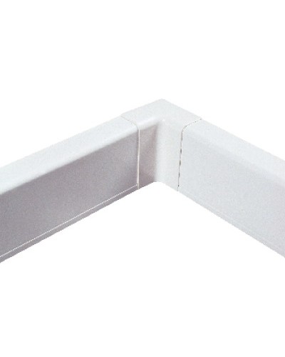 Угол внутренний для плинтусного короба 100х40 мм белый DKC AIR10042 в Нижнем Новгороде Аксессуары для кабель-канала Pintop.ru