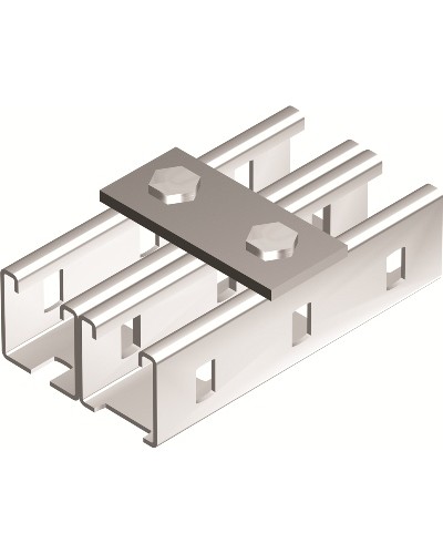 Пластина соединительная, длина 90 мм, 2отв., горячеоцинкованная DKC BMD1011HDZ в Нижнем Новгороде Аксессуары для лотков Pintop.ru