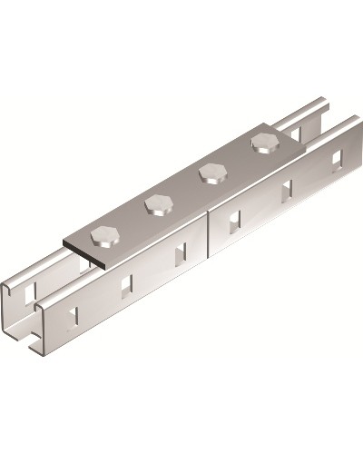 Пластина соединительная, длина 190 мм, 4отв., горячеоцинкованная DKC (BMD1012HDZ) в Нижнем Новгороде Аксессуары для лотков Pintop.ru