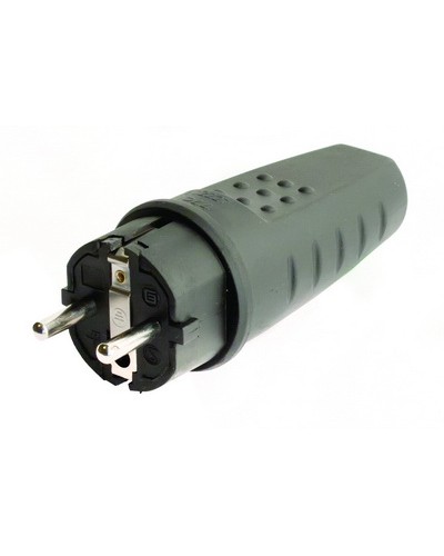 Вилка Schuko. Каучук. DKC DIS1103100 в Нижнем Новгороде Аксессуары для стоек и шкафов Pintop.ru