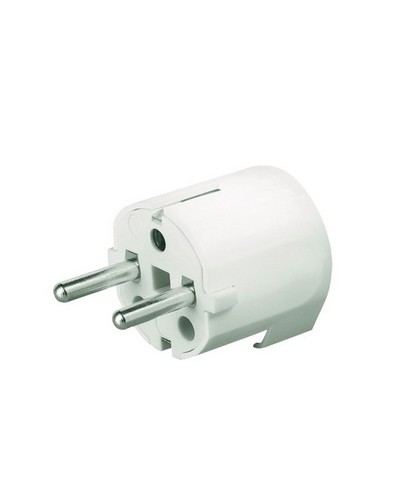 Вилка кабельная, бытовая с боковым вводом кабеля. Черная. IP20 16А 2P+E 230В DKC DIS13083N в Нижнем Новгороде Аксессуары для стоек и шкафов Pintop.ru