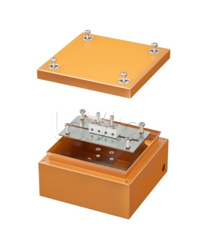 Коробка ответвительная огнестойкая стальная Коробка FS 150х150х80 4P DKC (FSB30404) в Нижнем Новгороде Распределительные коробки Pintop.ru