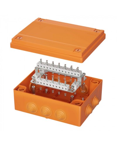 Коробка пластиковая FS с кабельными вводами иклеммниками DKC (FSB414004) в Нижнем Новгороде Распределительные коробки Pintop.ru