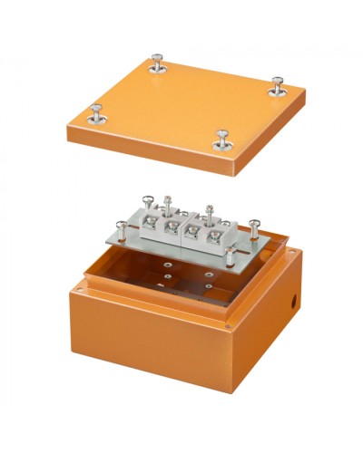 Коробка стальная FS с гладкими стенками и клеммниками IP66,150х150х80мм DKC (FSK30410) в Нижнем Новгороде Распределительные коробки Pintop.ru