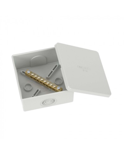 Коробка уравнивания потенциалов, 8 зажимов, 6 вводов д.20мм, 80х80х40мм, IP44 DKC (NE3108) в Нижнем Новгороде Распределительные коробки Pintop.ru