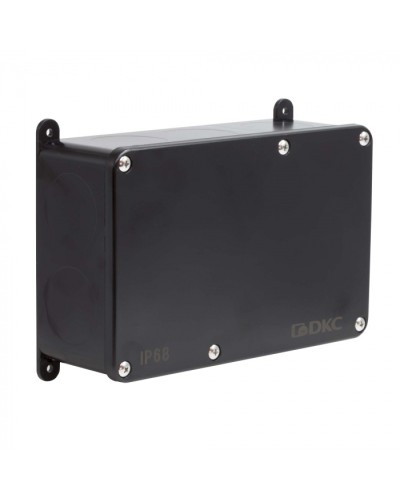 Коробка индустриальная 203х128х69 мм, IP68 с гладкими стенками, черная DKC P68M4017 в Нижнем Новгороде Распределительные коробки Pintop.ru